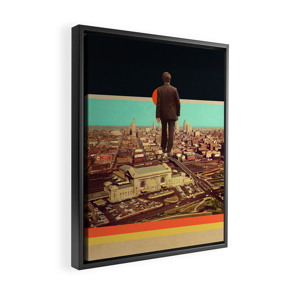 Away Framed Canvas Print Gallery Image 2