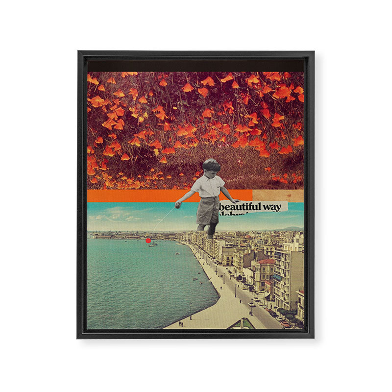 Beautiful Way Framed Canvas Print Gallery Image 6
