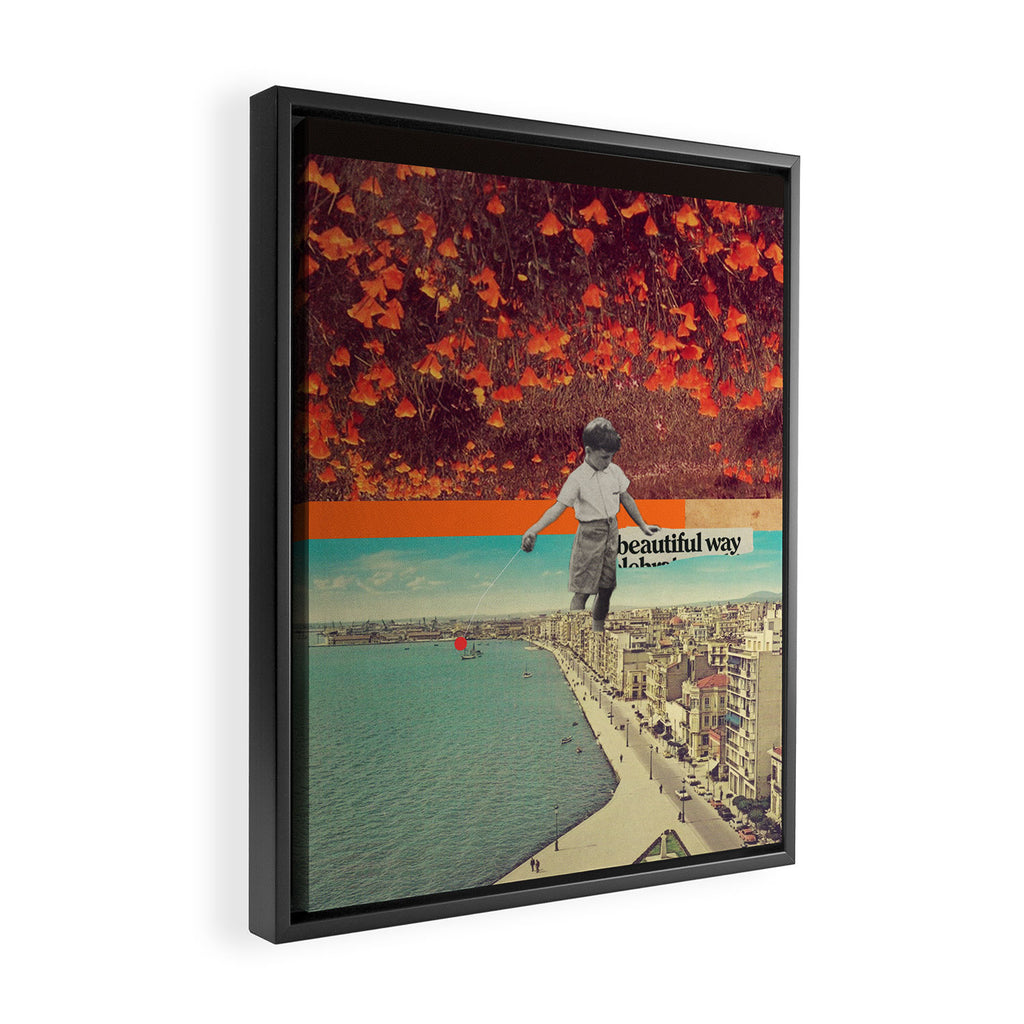 Beautiful Way Framed Canvas Print Gallery Image 2