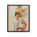 Because You were around Framed Canvas Print Gallery Image 6