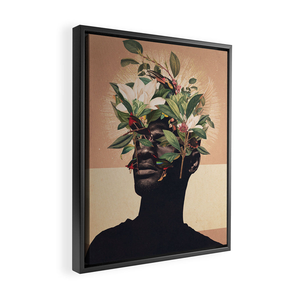 Birds are my Real Origin Reversed Framed Canvas Print Gallery Image 2
