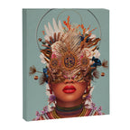Blossom in a golden asymmetry Canvas Print Gallery Image 6