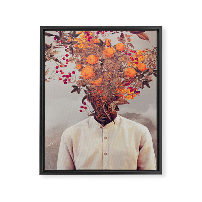 Bright Bloom Framed Canvas Print Gallery Image 1