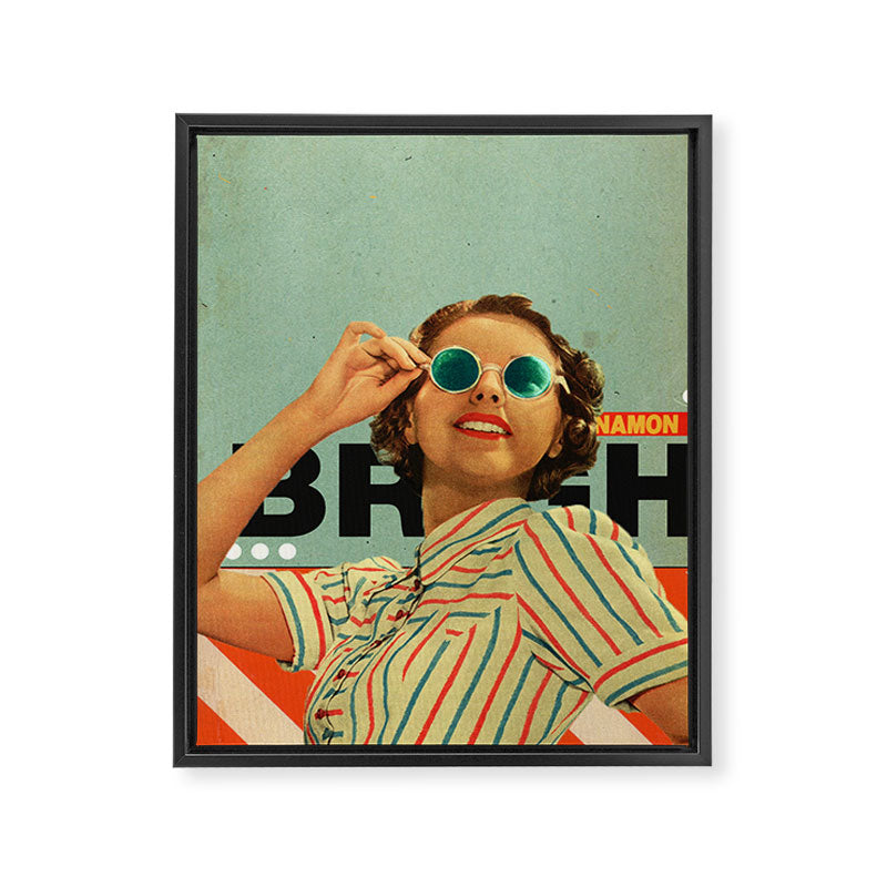 Bright Cinnamon Framed Canvas Print Gallery Image 6