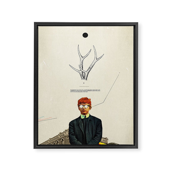 Bright Posture Framed Canvas Print Gallery Image 1