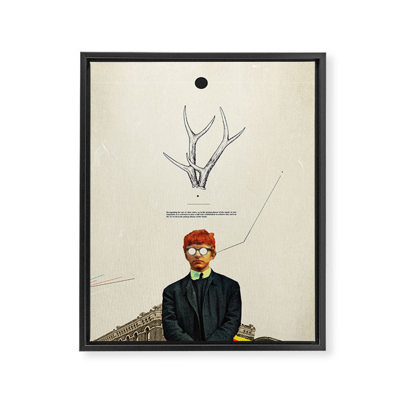 Bright Posture Framed Canvas Print Gallery Image 6