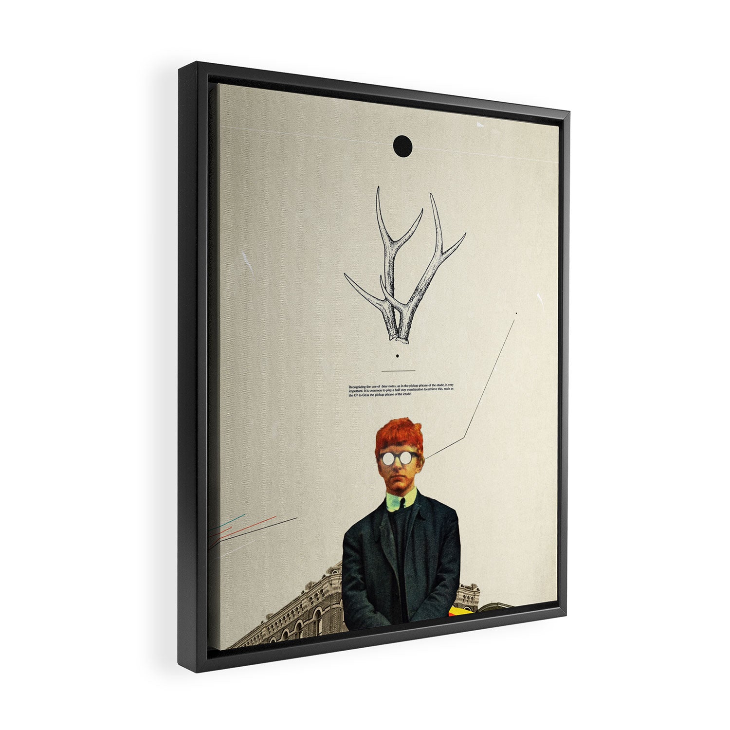 Bright Posture Framed Canvas Print Gallery Image 2