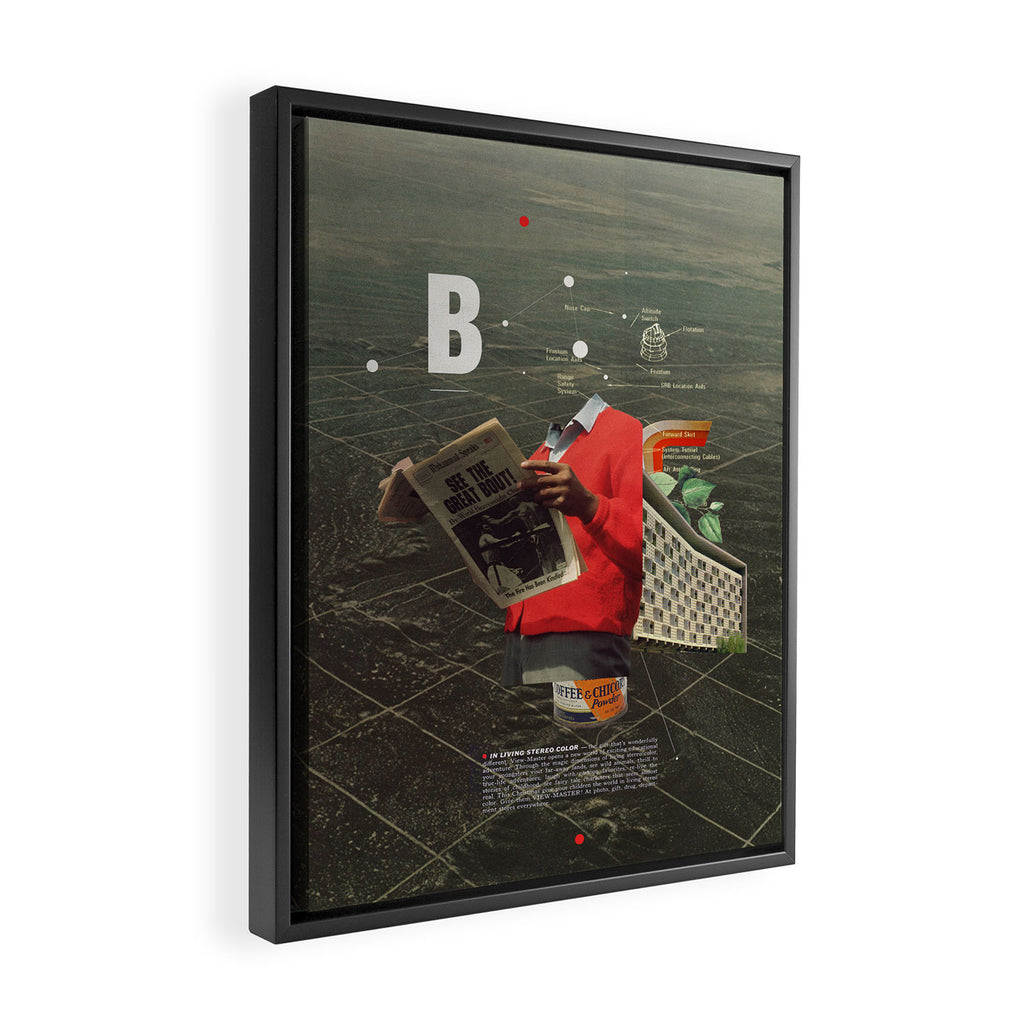 Butterfly Framed Canvas Print Gallery Image 2