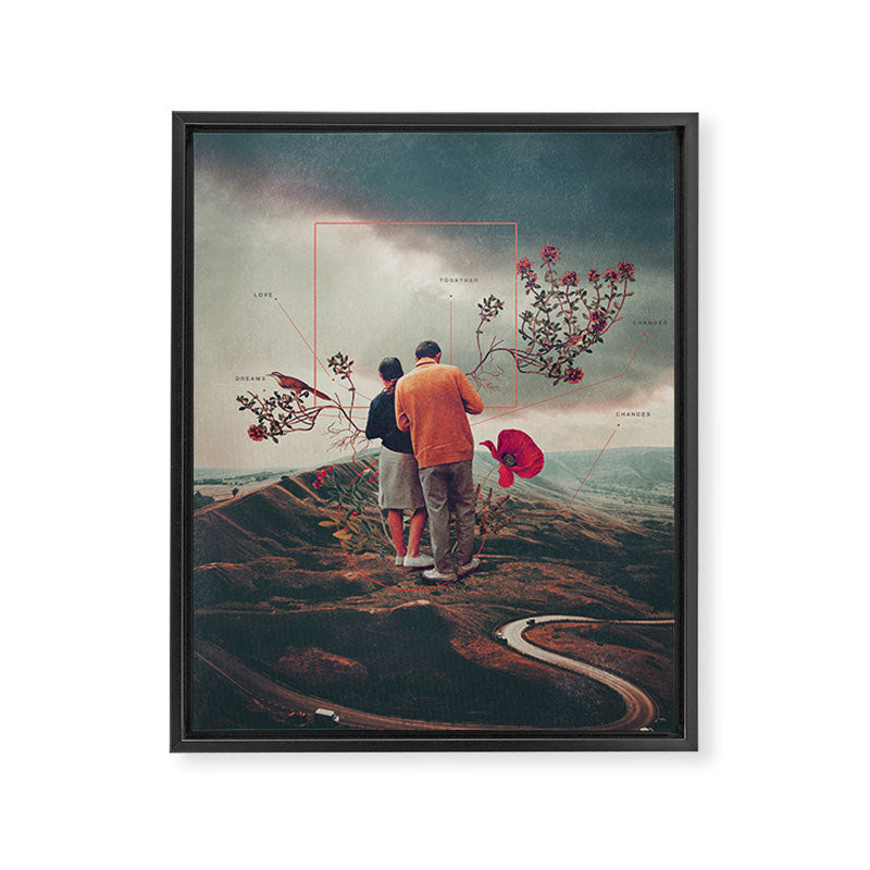 Chances & Changes Framed Canvas Print Gallery Image 6