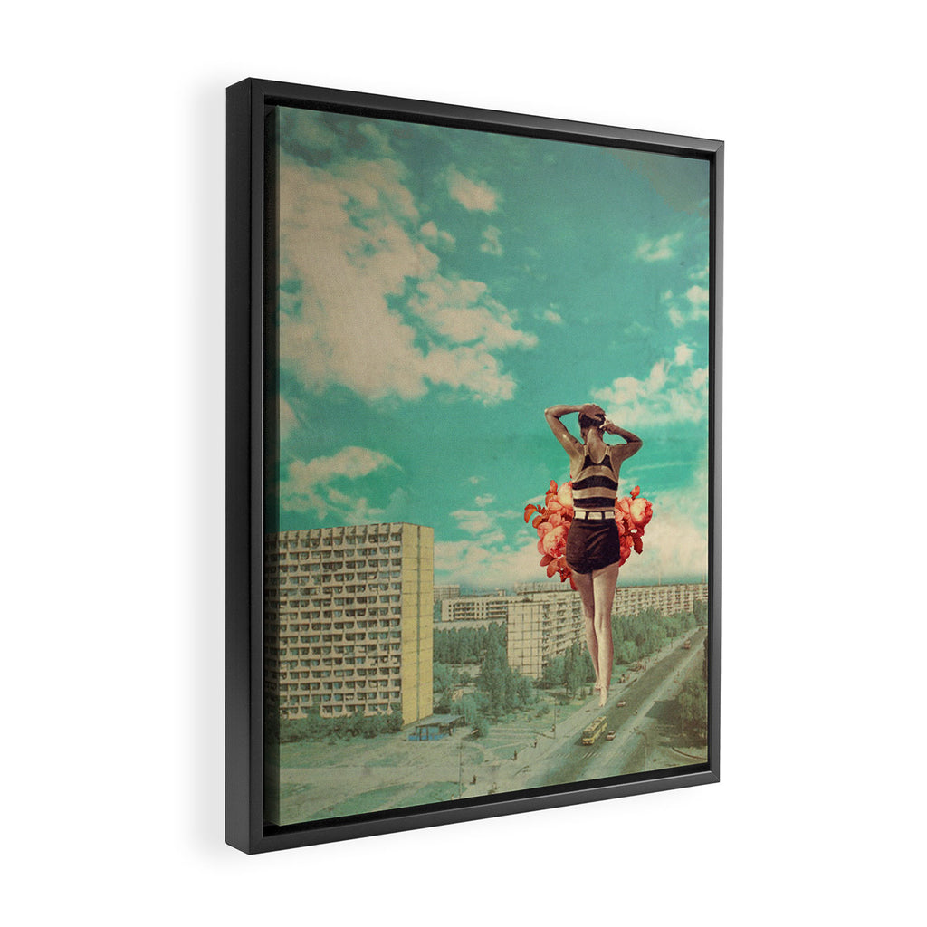 Coming Back Framed Canvas Print Gallery Image 2