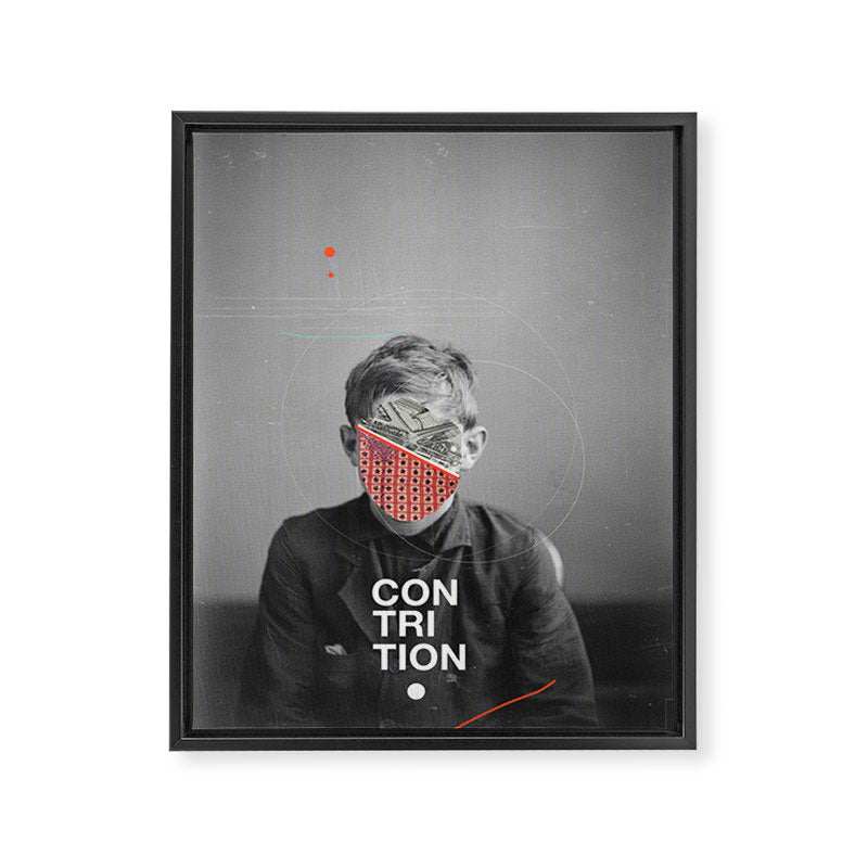 Contrition Framed Canvas Print Gallery Image 6