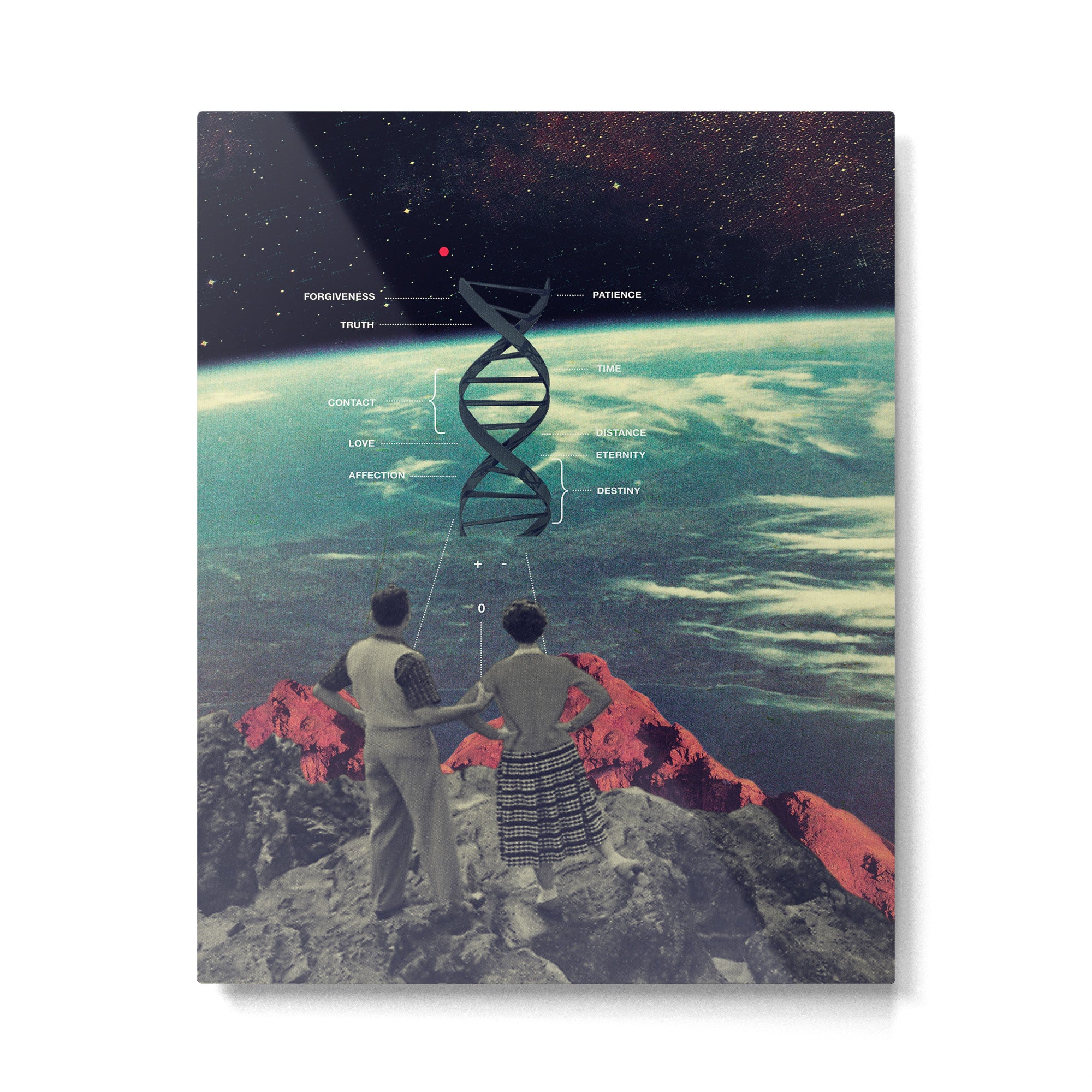 Distance And Eternity Metal Print Gallery Image 4