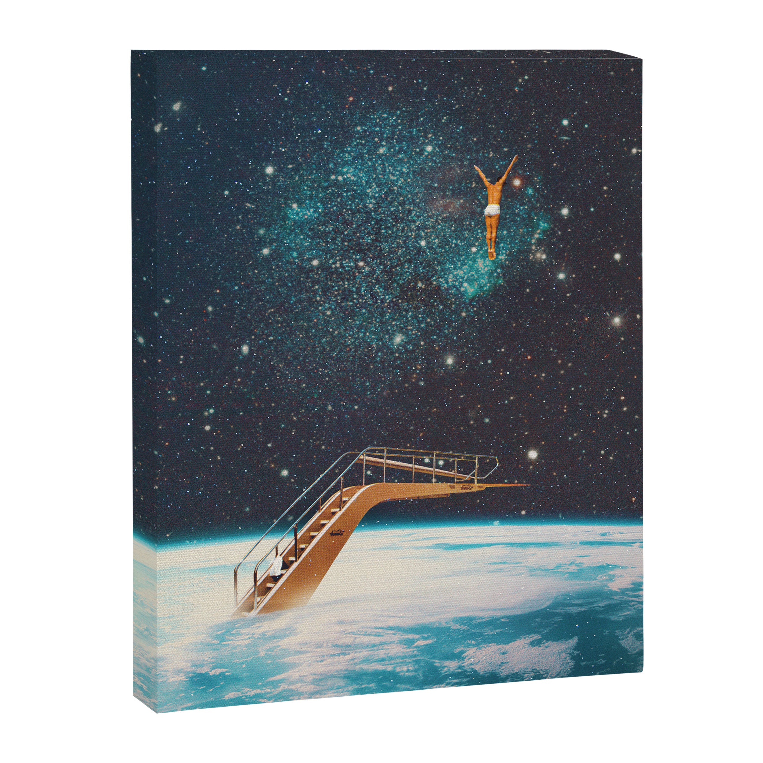 Dive into a Fresh World Canvas Print Gallery Image 6