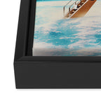 Dive into a Fresh World Framed Canvas Print Gallery Image 3