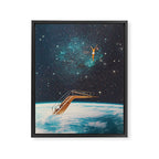 Dive into a Fresh World Framed Canvas Print Gallery Image 6
