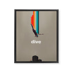 Dive Into My Soul Framed Canvas Print Gallery Image 6