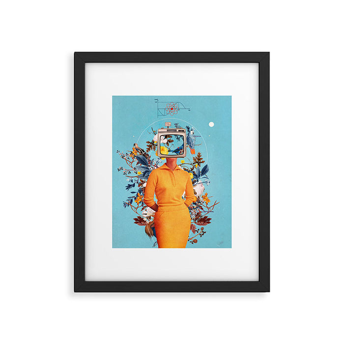 Don't Feed the Monitors with your Dreams Framed Art Print Gallery Image 1