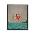 Don't Look Back Framed Canvas Print Gallery Image 6