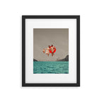 Don't Look Back Framed Art Print Gallery Image 5