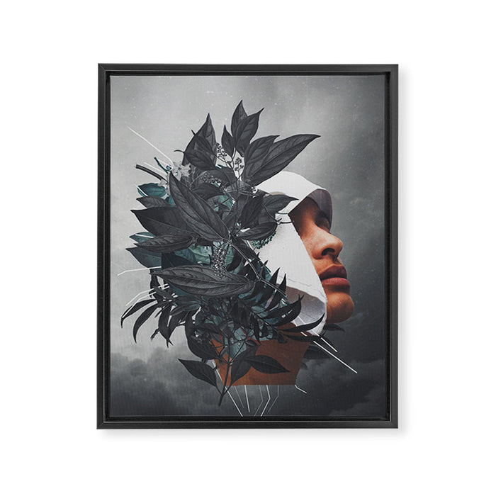 Doubtful Framed Canvas Print Gallery Image 1