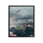Evenings that I can't Remember Framed Canvas Print Gallery Image 6