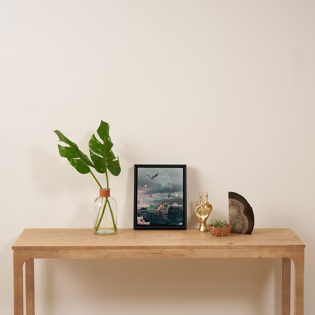 Evenings that I can't Remember Framed Canvas Print Gallery Image 4
