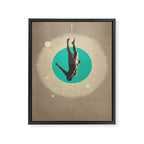 Every Fall is a Rise Framed Canvas Print Gallery Image 6