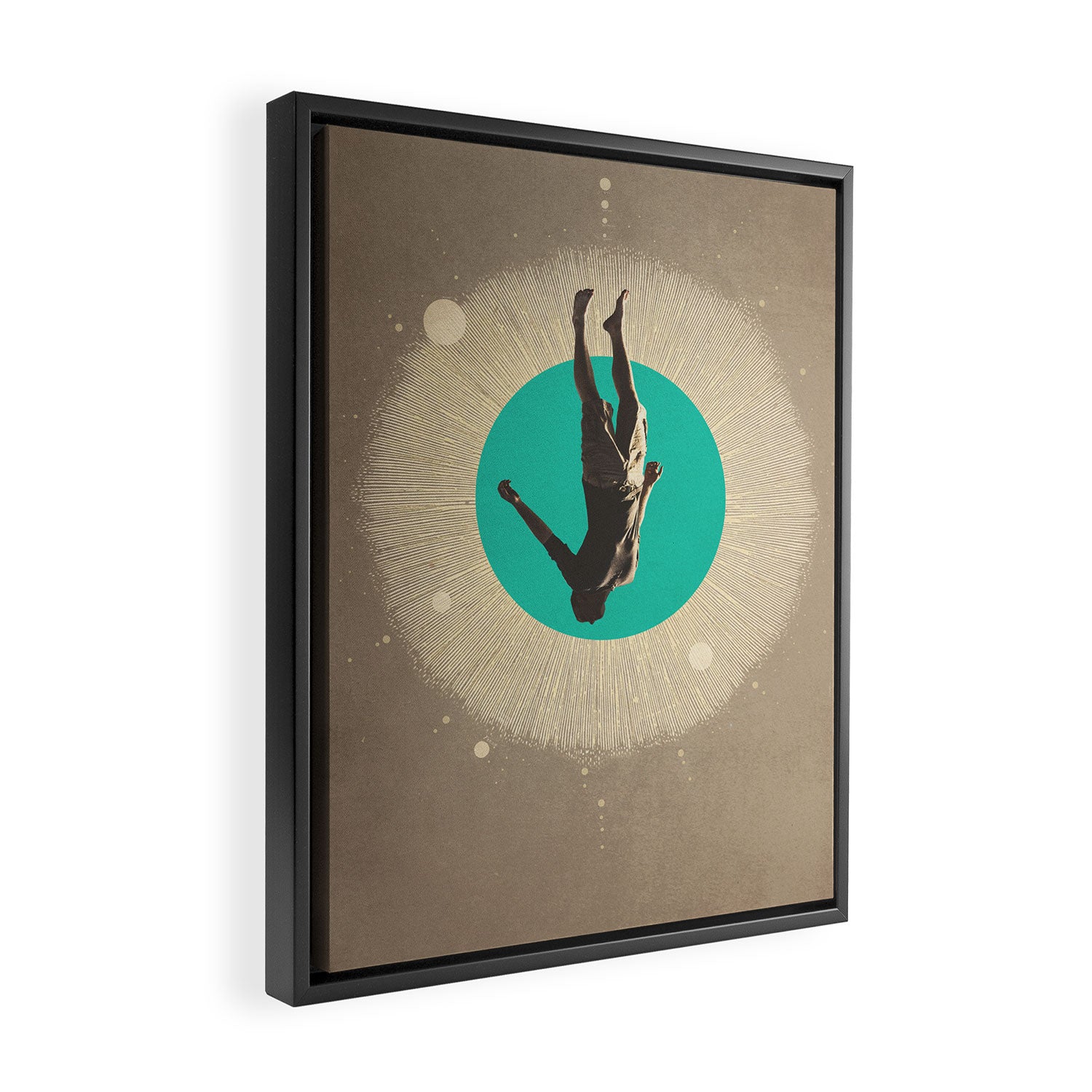 Every Fall is a Rise Framed Canvas Print Gallery Image 2