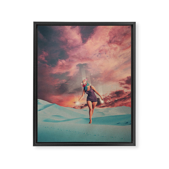 Fading into the Light Framed Canvas Print Gallery Image 1