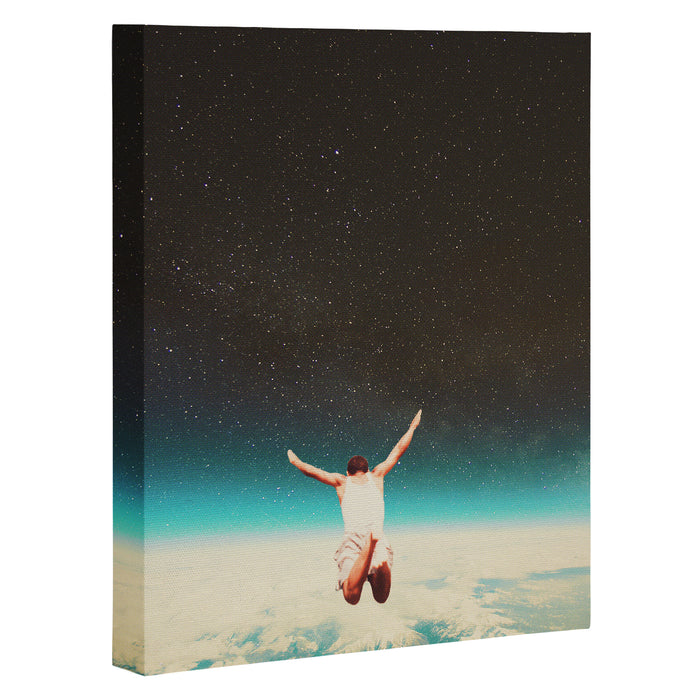 Falling with a hidden smile Canvas Print Gallery Image 1