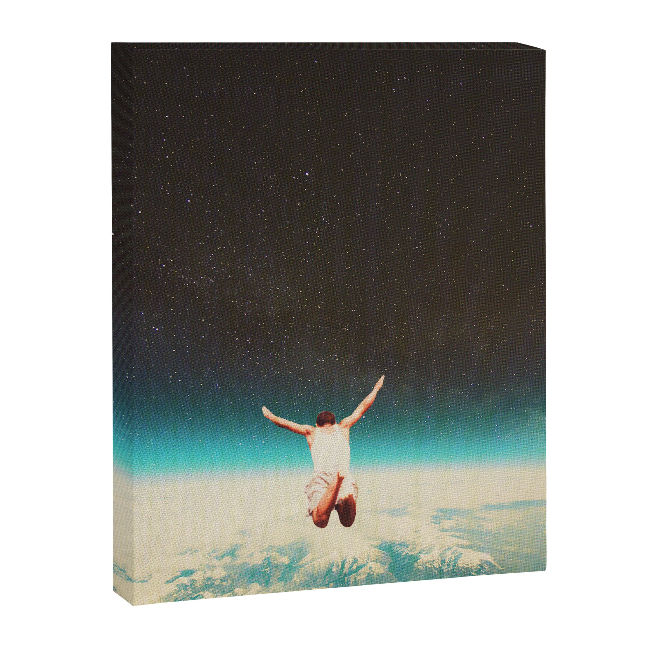 Falling with a hidden smile Canvas Print Gallery Image 6