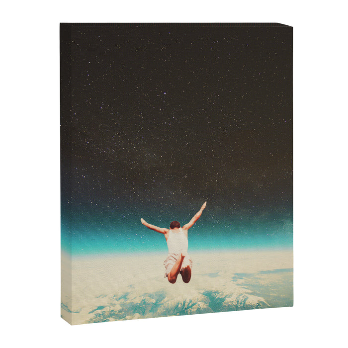 Falling with a hidden smile Canvas Print Gallery Image 1