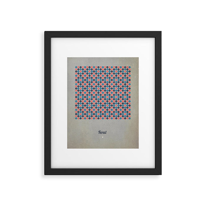 Feral Framed Art Print Gallery Image 1