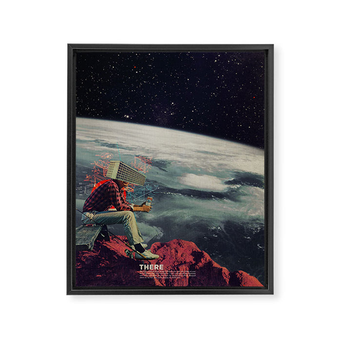 Figuring Out Ways To Escape Framed Canvas Print Gallery Image 1