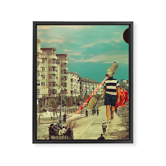 FisherCam Framed Canvas Print Gallery Image 1