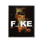 F_ke Framed Canvas Print Gallery Image 6