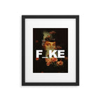 F_ke Framed Art Print Gallery Image 5