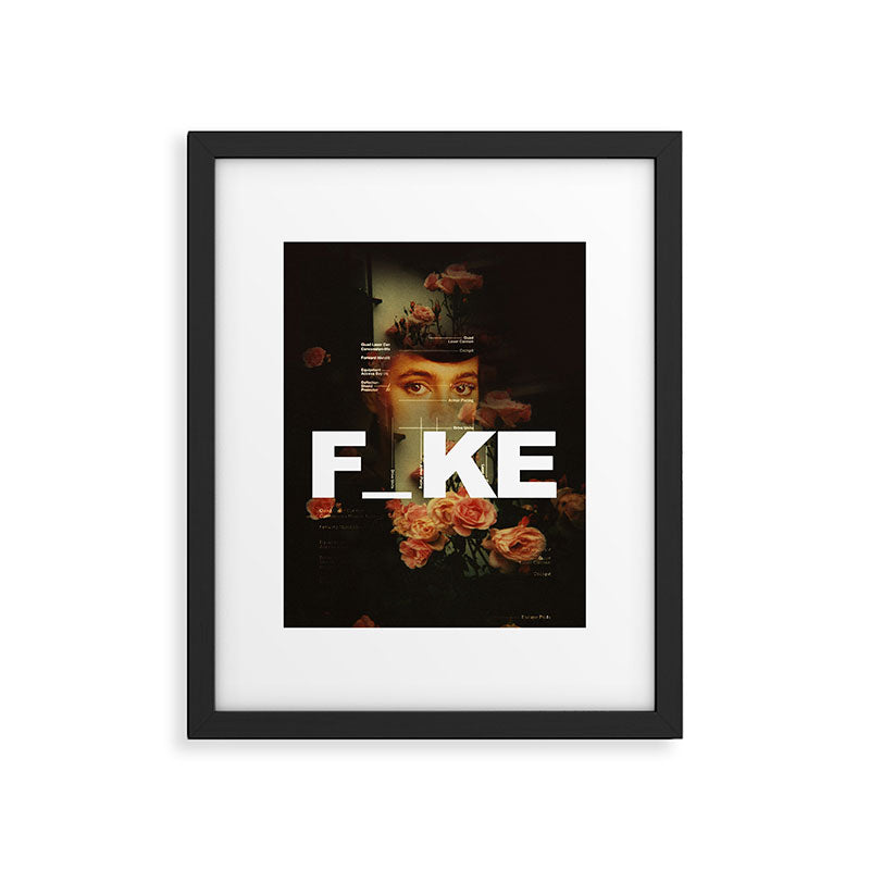 F_ke Framed Art Print Gallery Image 5