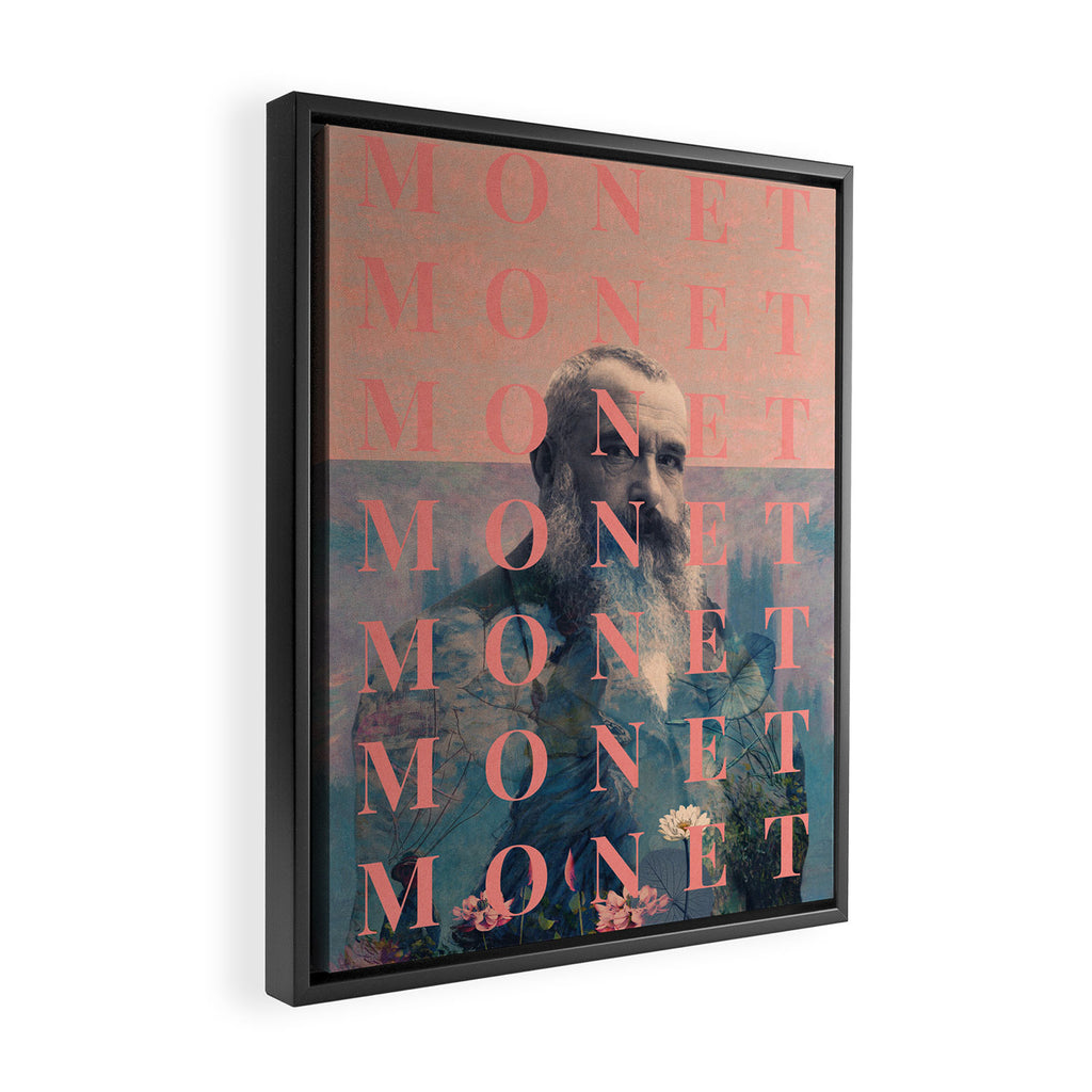 For Claude Monet Framed Canvas Print Gallery Image 2