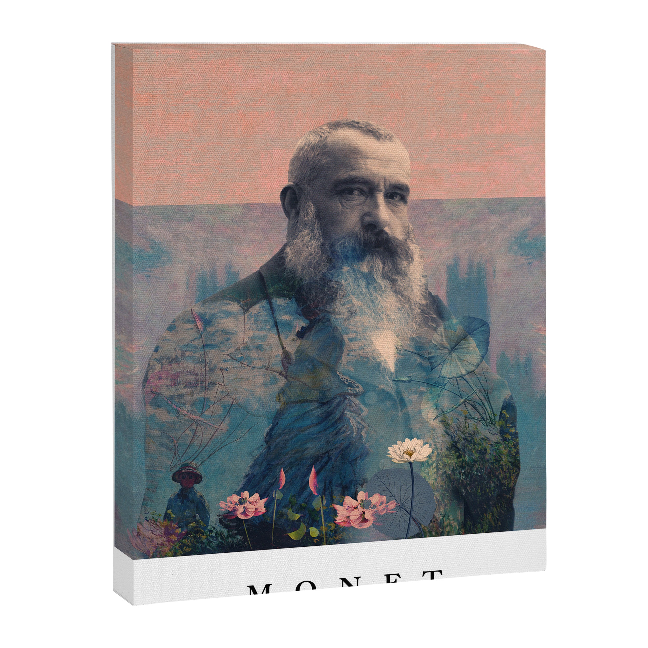 For Claude Monet - with border Canvas Print Gallery Image 6