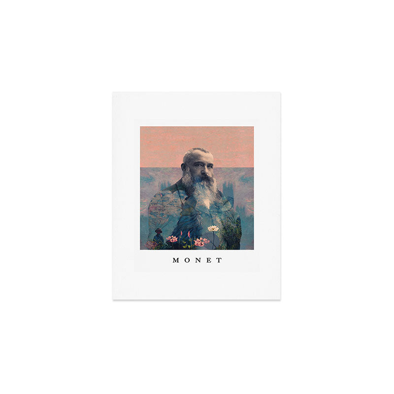 For Claude Monet - with border Art Print Gallery Image 1