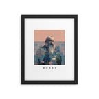 For Claude Monet - with border Framed Art Print Gallery Image 5