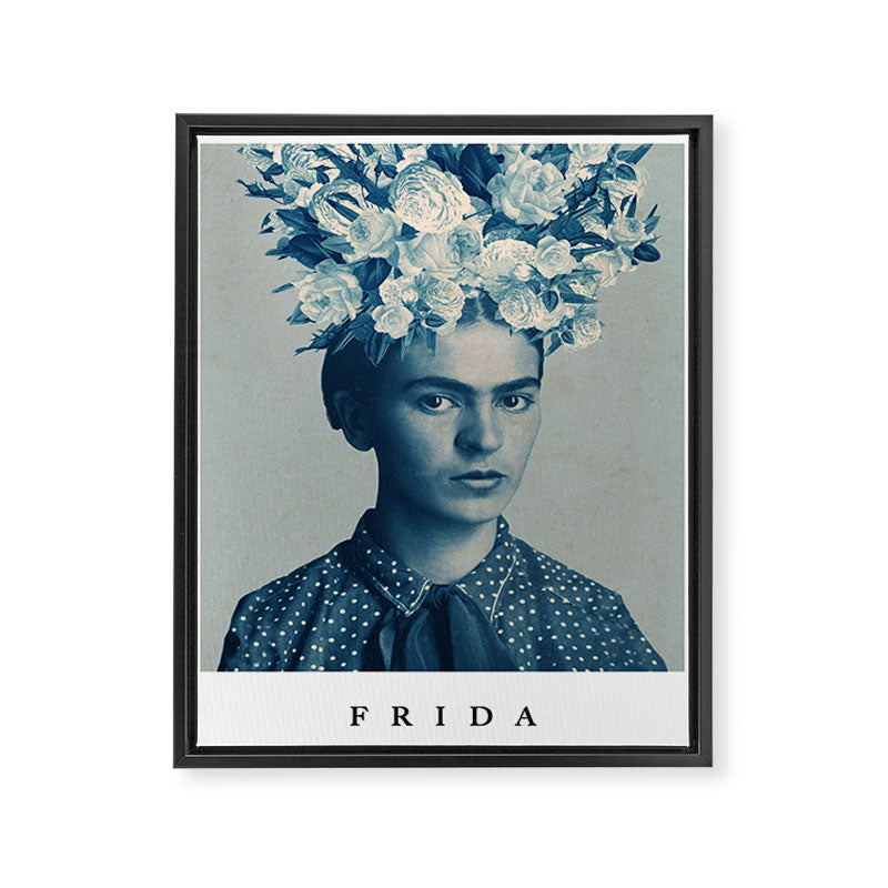 for Frida ~ with border Framed Canvas Print Gallery Image 6