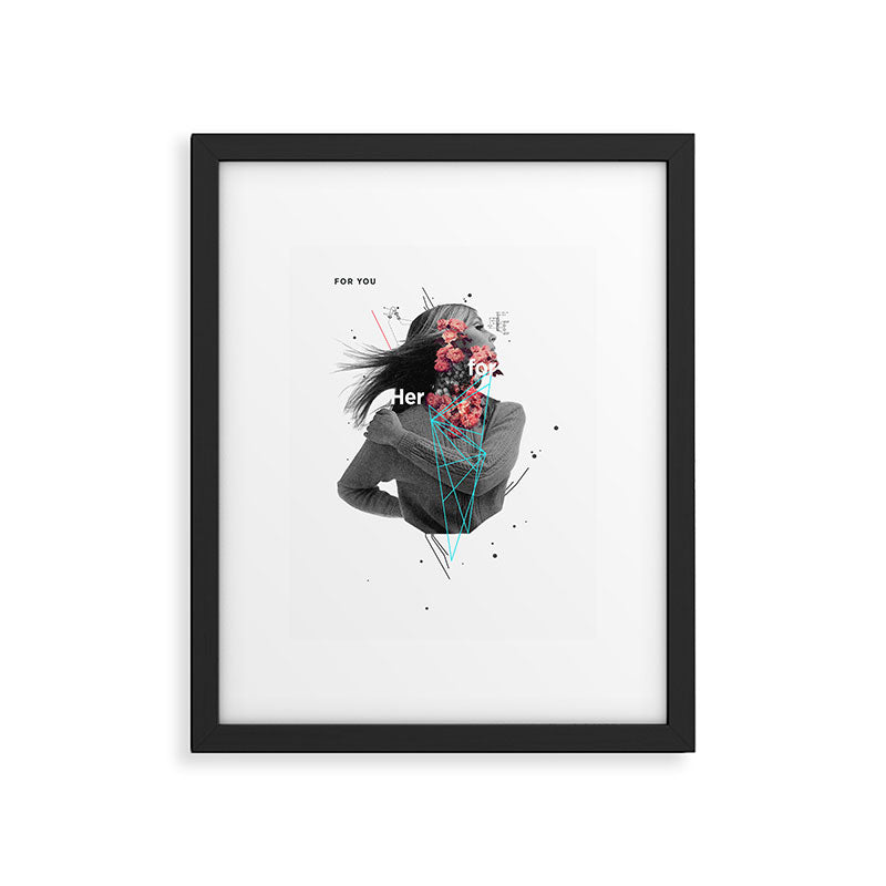 For Her Framed Art Print Gallery Image 4
