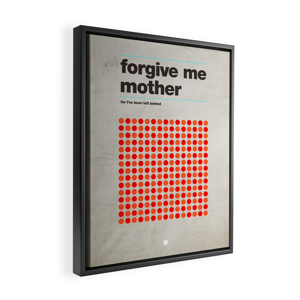 Forgive Me Mother Framed Canvas Print Gallery Image 2