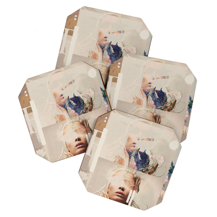 Fractionalized Elegance Coaster Gallery Image 1