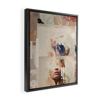Fractionalized Elegance Framed Canvas Print Gallery Image 2