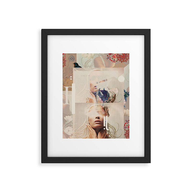 Fractionalized Elegance Framed Art Print Gallery Image 5