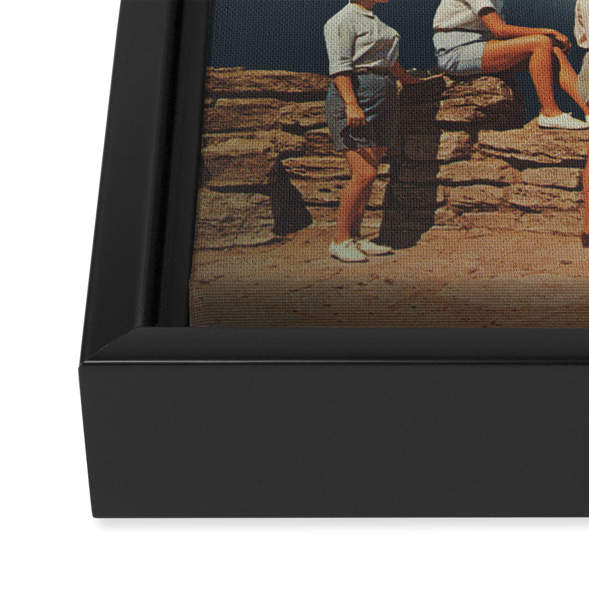 FriendsnotFriends Framed Canvas Print Gallery Image 3
