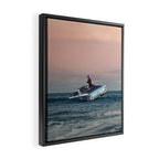 Garrett Alone Framed Canvas Print Gallery Image 2